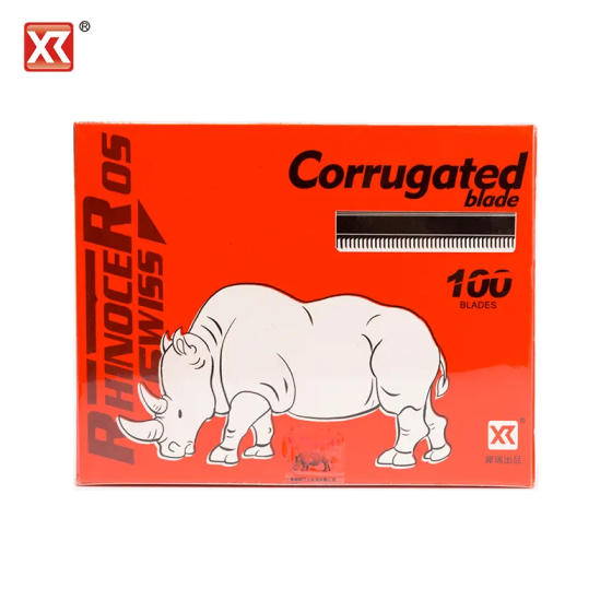 corrugated blade