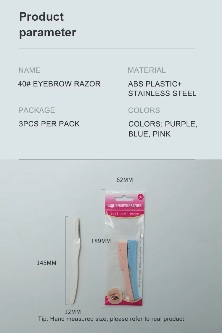 Folding Eyebrow Razor XIRUI040