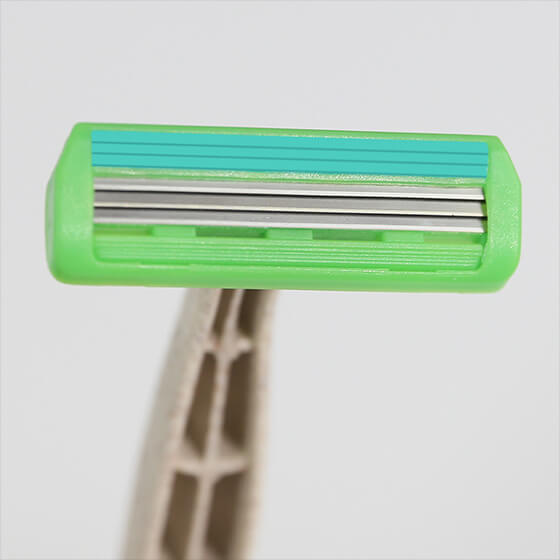 3 Blades Hotel Disposable Razor | Eco-friendly Wheat Straw